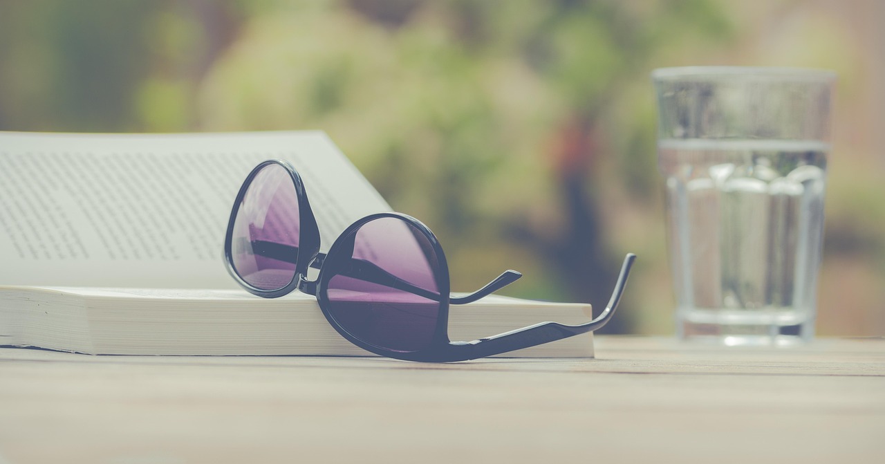 summer, sunglasses, read, book, nature, relax, enjoy, holidays, vacations, leisure